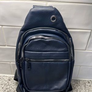 Unisex Crossbody/Messenger Bag (Blue/Navy)